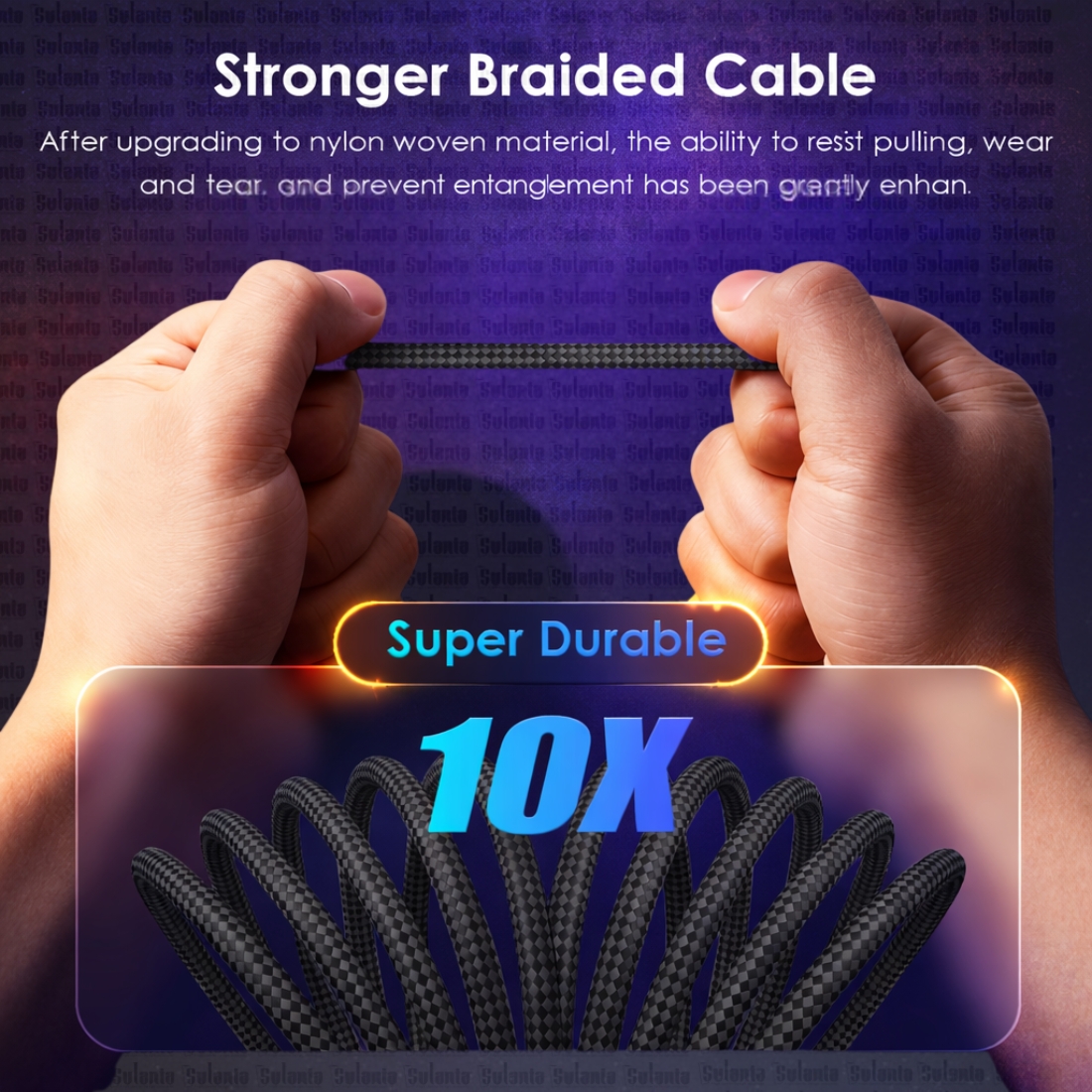 Sulania Orignal 80W 1 Meter USB Type A To Type C SuperVooc Datacable - Image 2