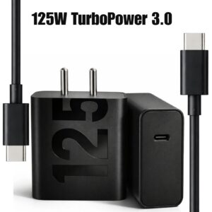 Sulania Orignal BIS Certified 125W Turbo Charger With Type C to Type C Datacable