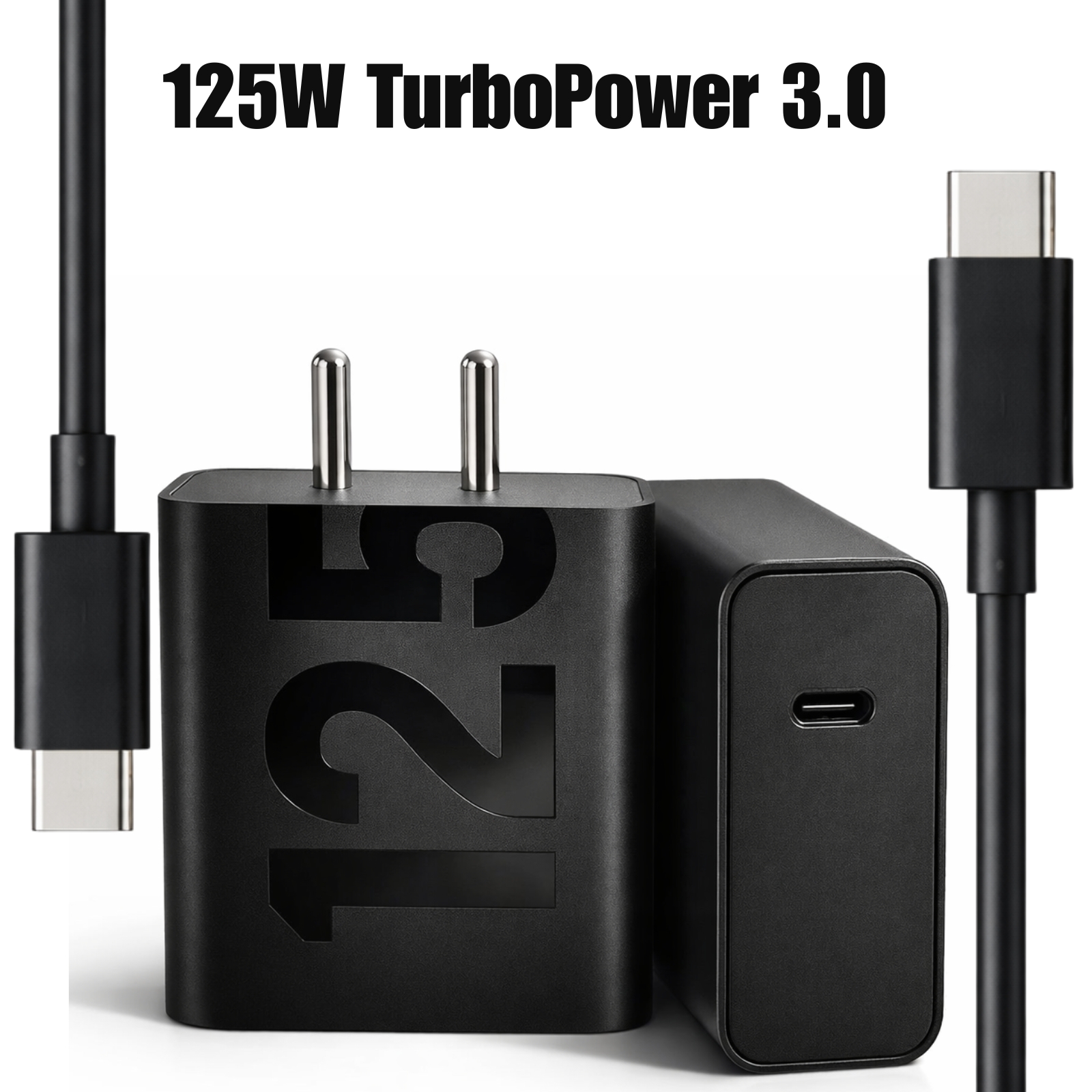 Sulania Orignal BIS Certified 125W Turbo Charger With Type C to Type C Datacable