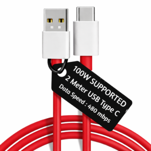 Sulania Orignal 100W 2 Meter USB Type A To Type C SuperVooc Datacable