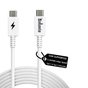 Sulania Orignal 45W 1 Meter USB Type C To Type C SuperVooc Datacable