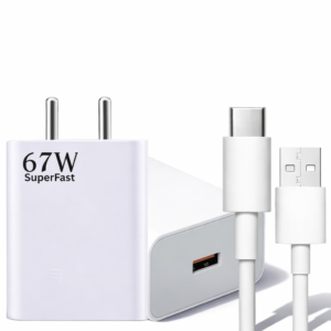 Sulania Orignal BIS Certtified 67W SuperVooc Charger With USB Type A to Type C Datacable