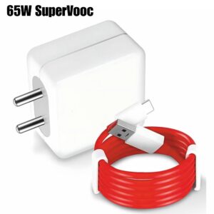 Sulania Orignal BIS Certtified 65W SuperVooc Charger With USB Type A to Type C Datacable