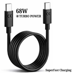 Sulania Orignal 68W 1 Meter USB Type C To Type C TurboPower Datacable